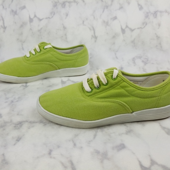 Naturalizer Green White Canvas shoes size 8.5W - Picture 5 of 8